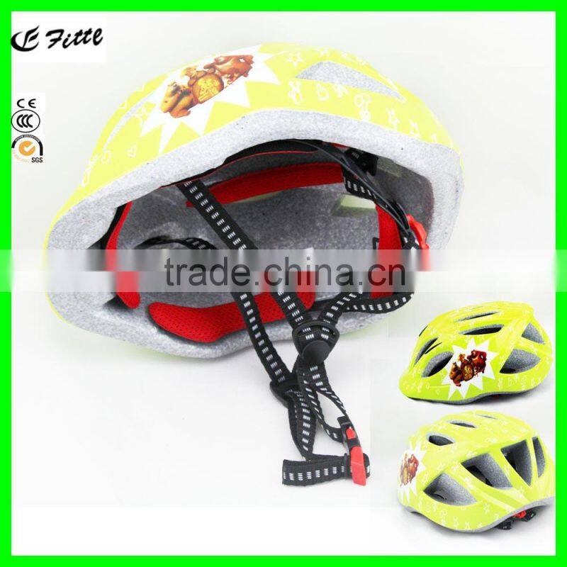 lovely children safety sport riding skating bike bicycle helmet