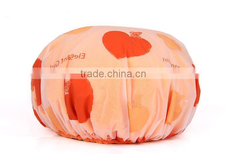 Hair towel type and plain dyed pattern shower cap
