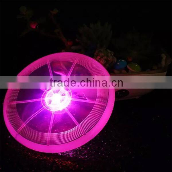 wholesale flashing colorful led frisbee