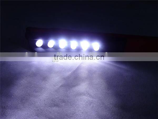 GS-4013 work light ABS 6 led magnetic pen torch