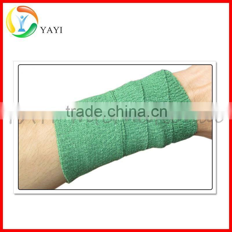 Sports Muscle Protection Non Woven Adhesive Elastic Bandage
