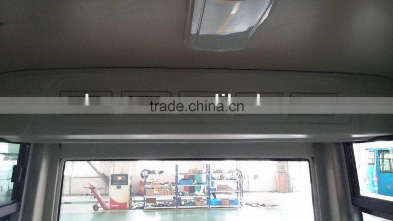 China 5.2m new yellow school bus with gasoline engine for sale