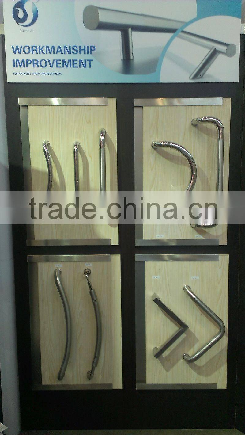 DIY style commercial stainless steel pull handle for glass door / Timber door