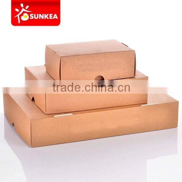 Healthy kraft paper platter food boxes