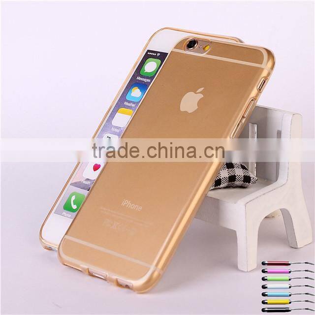 New Ultra Thin Light Clear Soft Gel TPU Silicone Case Cover For iPhone 5 6 & 6S