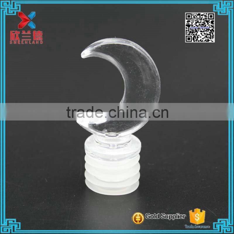 fancy moon shape cork for aroma diffuser glass bottle wholesale
