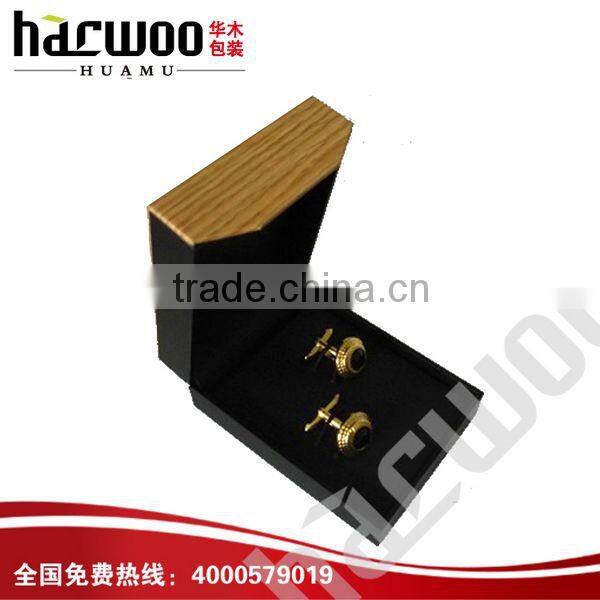 Luxury cufflink wooden box from China