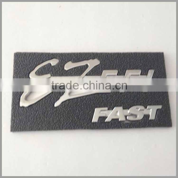 Custom 3D self-adhesive ABS plastic chrome plated chrome letters