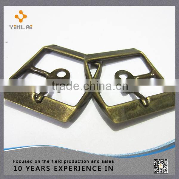 New bronze metal shoe buckles hardware products