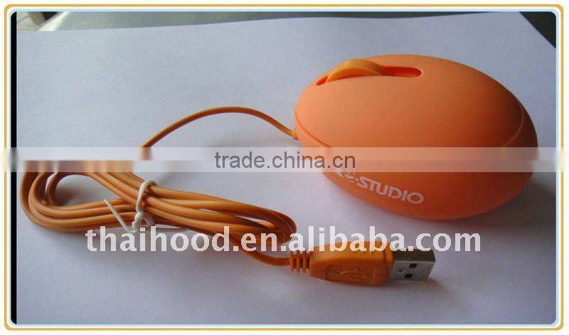 New egg shape wired optical mouse