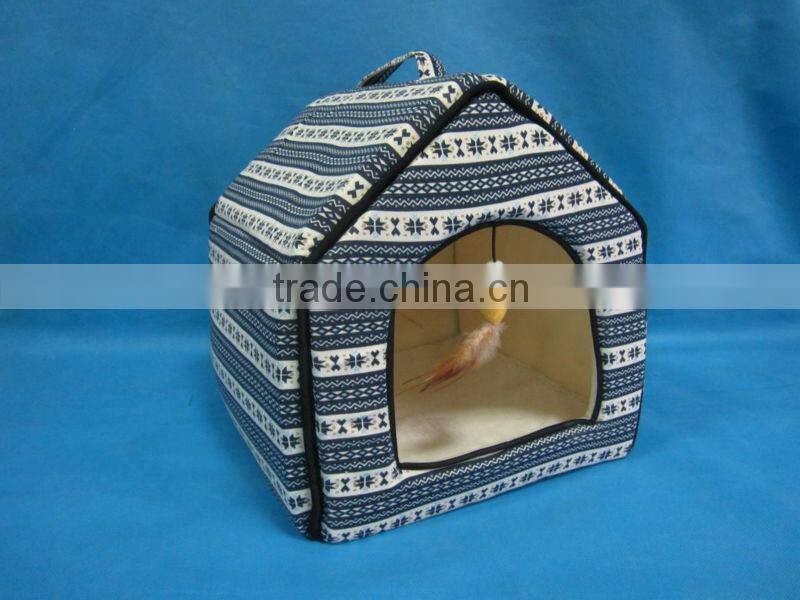 Luxury Pet House with toy attached