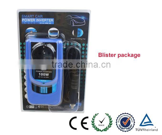 New design 12/24v dc 220v/230v ac inverter for car with dual USB