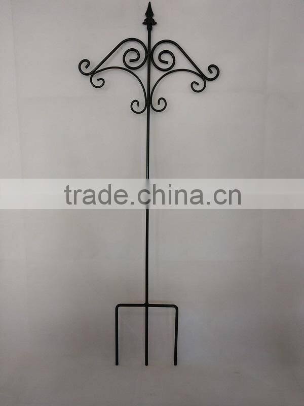 decorative metal garden hanging shepherd hook