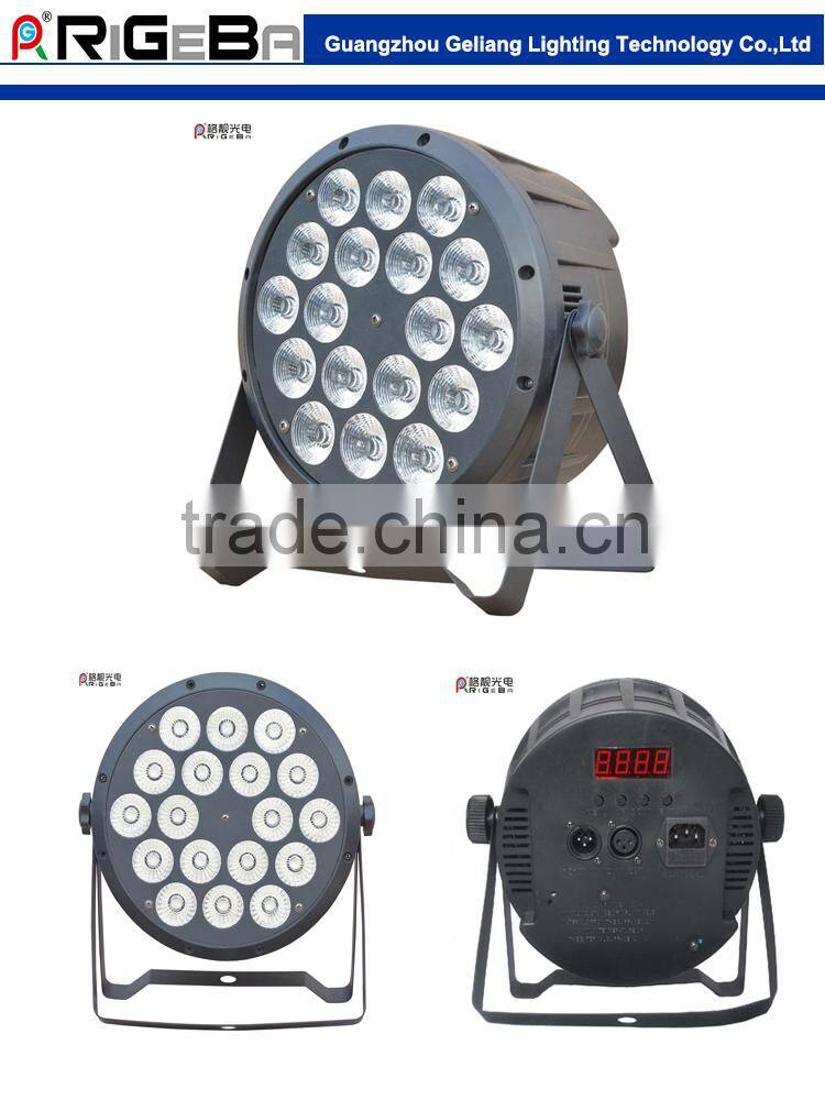 Hot Led Par64 18leds 10W RGBW 4 IN 1 indoor cheap led par can par light