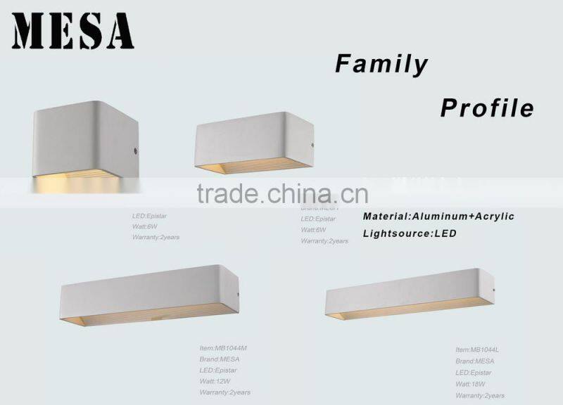 ce rohs acrylic led lamps for bathroom mirrors