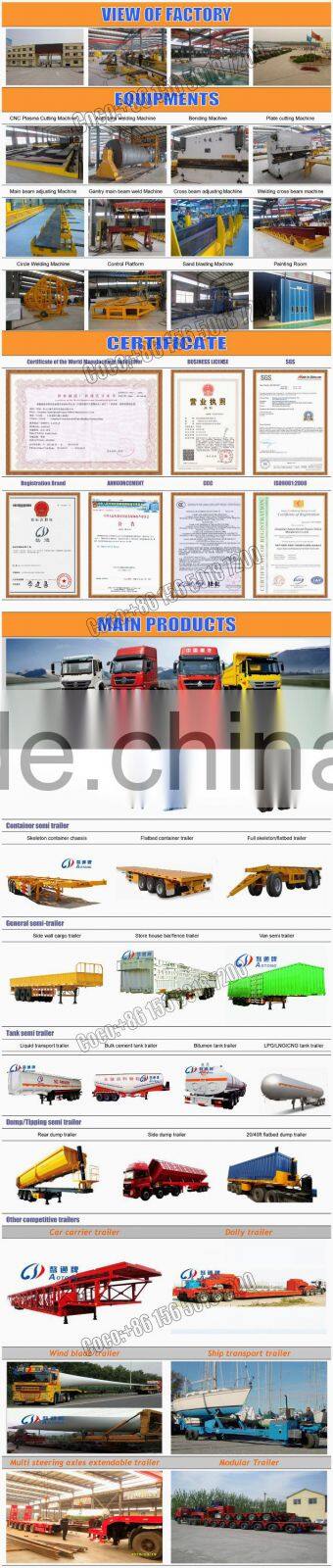 Good quailty 3 axles bifold van/box semi truck trailer step wise optional with spare tires and mudguards