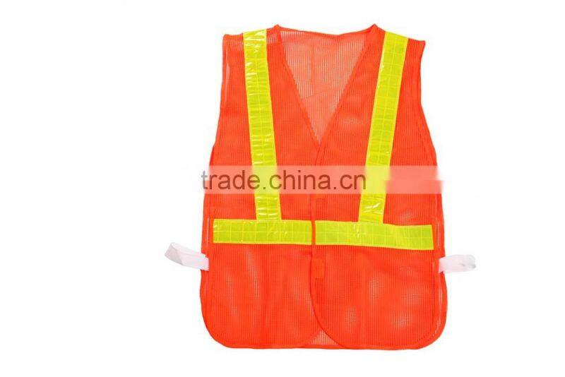 En20471 Certificate 2016 New Style Safety Vest With Pouch Elastic High Visibility Vest