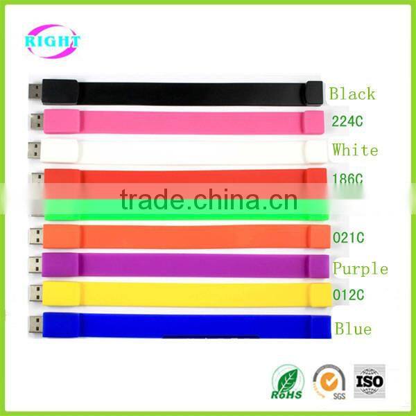 cheap usb silicone wristband