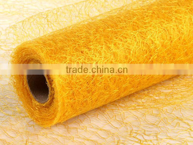 Decorative Fibre Net Roll for wrapping flowers and decorations