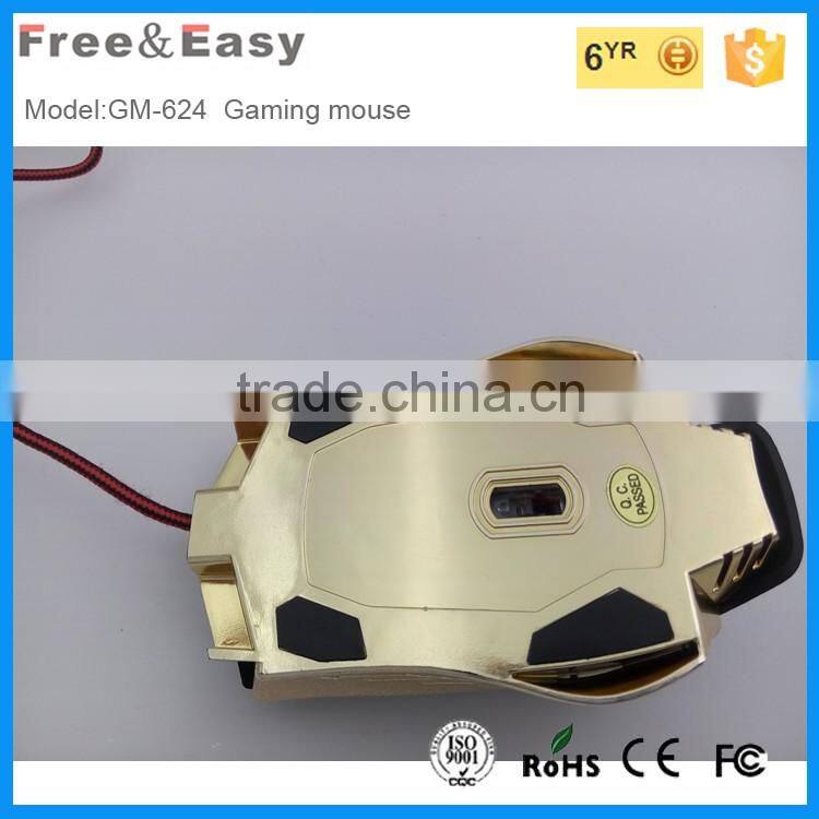 USB Wired Optical Computer Gaming Mouse With LED Light Luminous For Desktop Laptop