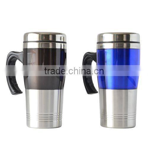 hot sale stainless steel vacuum travel mugs/auto thermos mug/stainless steel auto mug 400ML 450ML 500ML