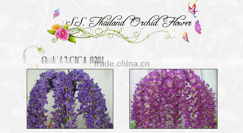 giant violet cymbidium orchid silk flower