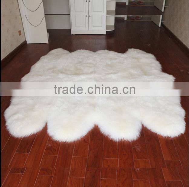 Pure wool carpet sheepskin sofa cushion piaochuang pad mats bed rug wool blanket Area Rugs For Home Living Room