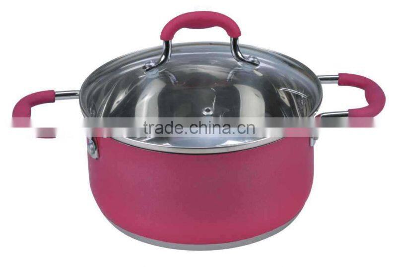 wholesale stainless steel precise heat cookware /professional cookware