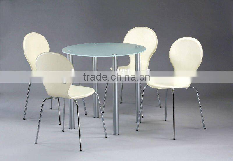 Round Glass Dining Table