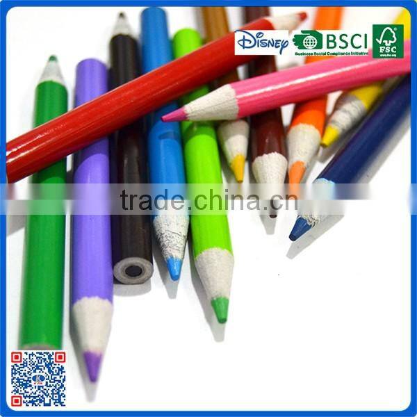 Hot selling personalized small promotional kids color pencil with high quality