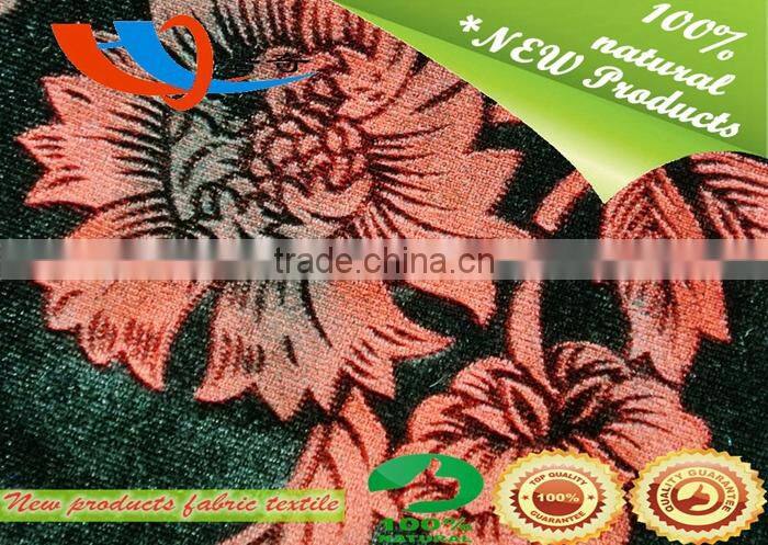 New woman clothing fabric product made in china shaoxing factory scuba 3d print multicolor emboss fabric