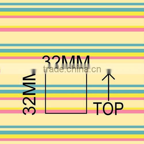 bright color rainbow print fabric for swimwear