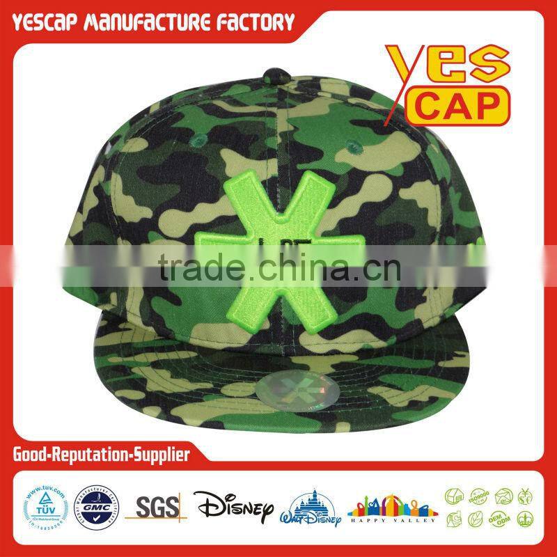 embroidery flat bill snapback hats