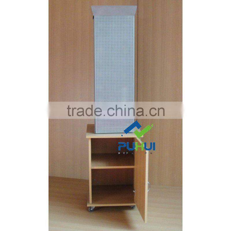 metal wood display stand