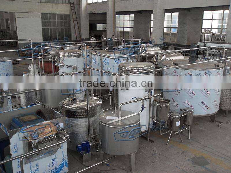 Juice bottling line with aluminum cap