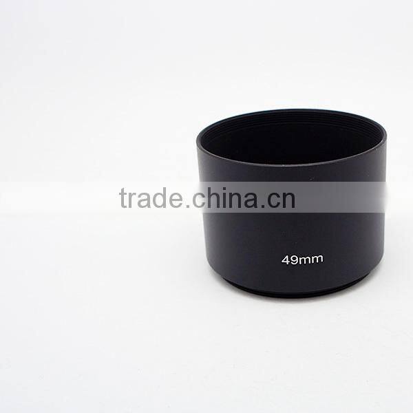 Universal 49mm Metal Telephoto lens hood for Digital Camera