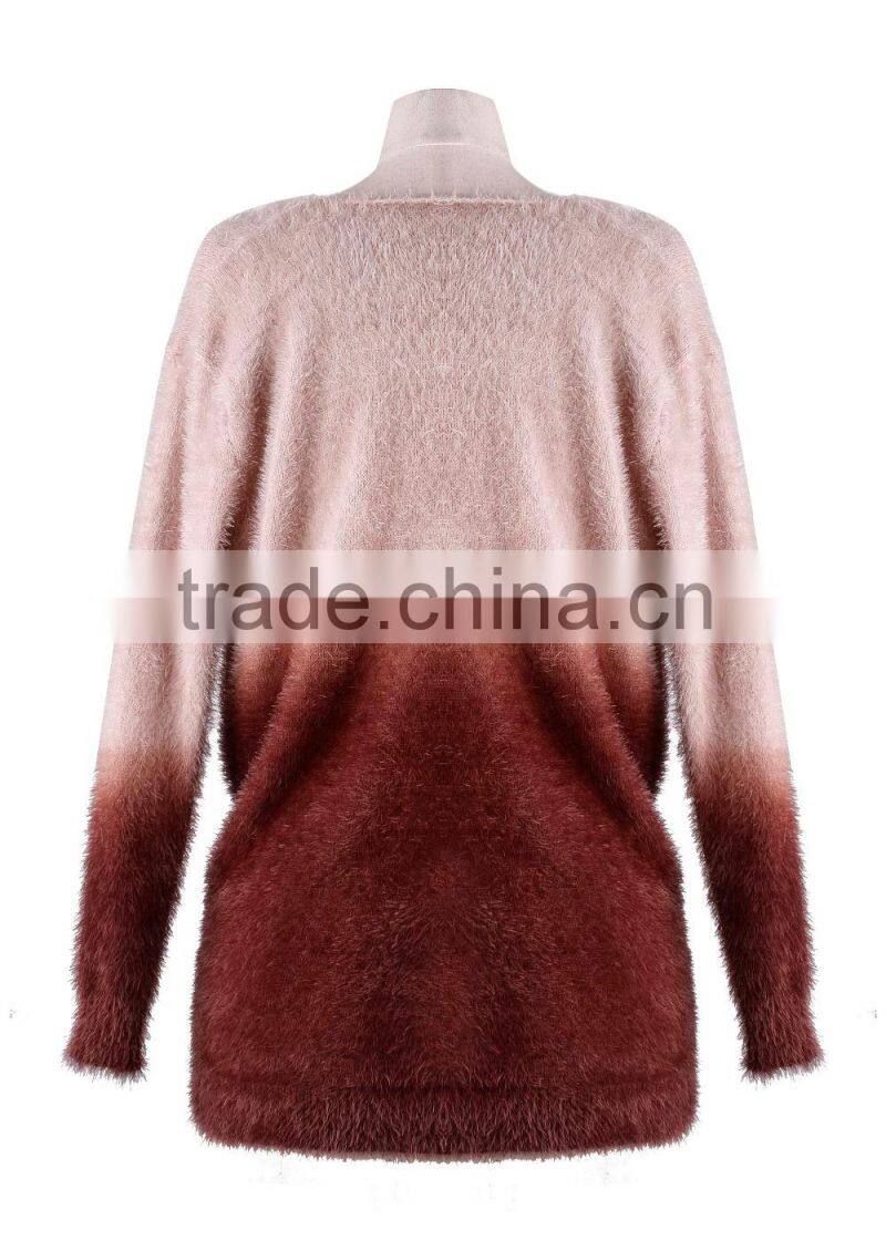 2015 new product Fashion Winter Open chest long Sweater designs for Ladies