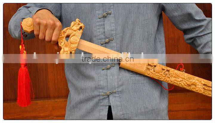 The lucky sword, the peach wood sword, wood crafts, home -guarding and fengshui, for security and peace home decoration