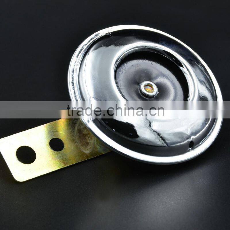 Car 35W 12V 105dB 1.5A Motorcycle Electric Horn Air Horn - black+silver/horn speaker-2