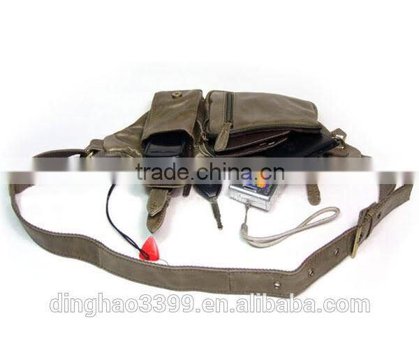Tool Belts Waist Bags Cowhide Leather Men Fanny Pack