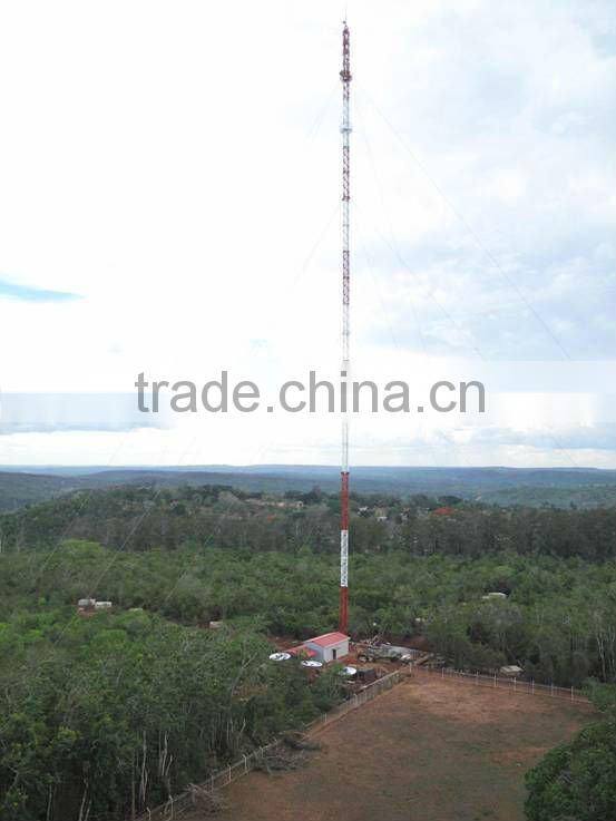 Steel Tower With Galvanized Layer (angular tower and tubular tower with galvanized layer)