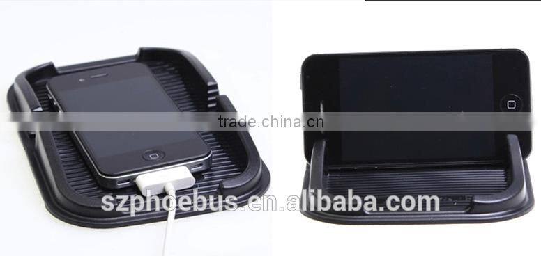 anti slip rubber mat pad stand for iPhone supplier