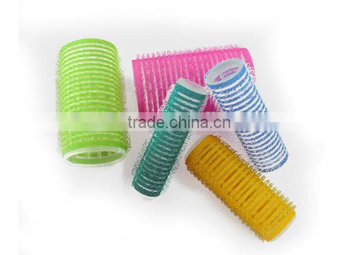 fashion popular heated fastener hair rollers with hook tape for Hair beauty