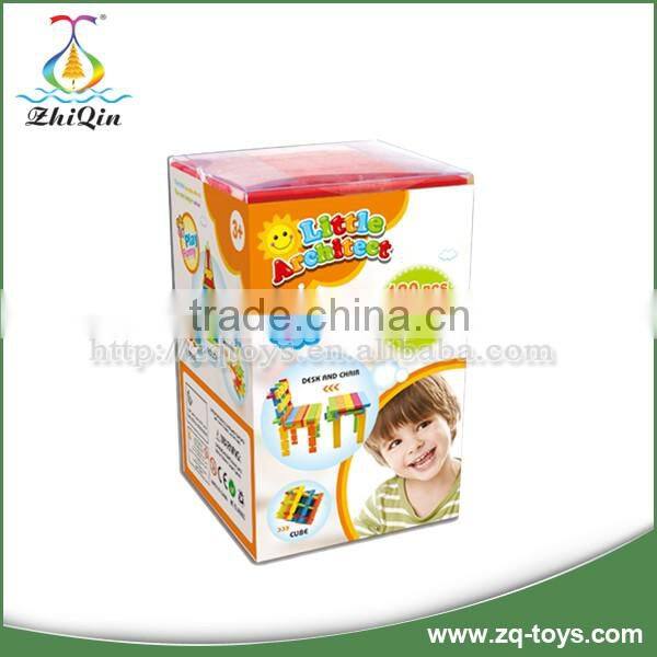 DIY kids interlocking building block intelligence kids educational toys