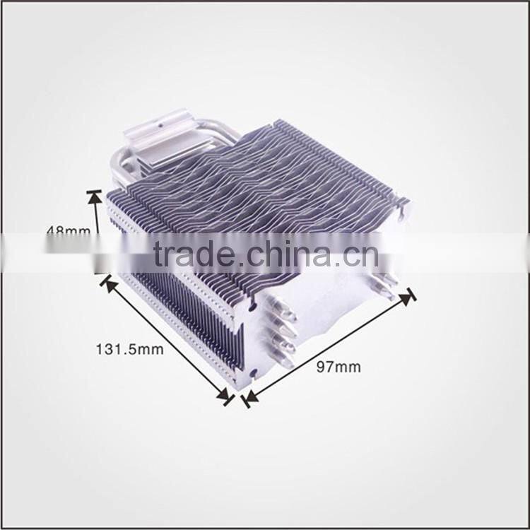 hot sale high quality alloy aluminum hot pipe heatsink
