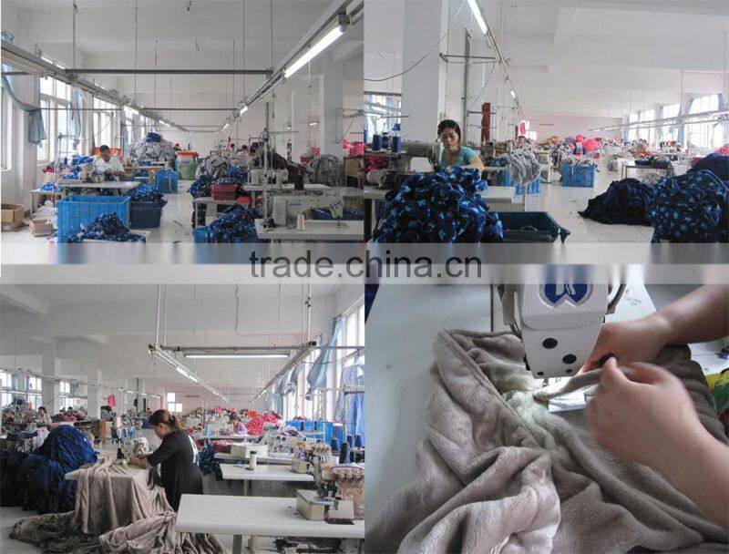 100% Polyester Printed Plush Coral Fleece Blanket With Paper Wrapped