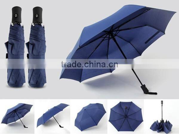 Auto Open Close Folding Umbrella with Leopard Printing