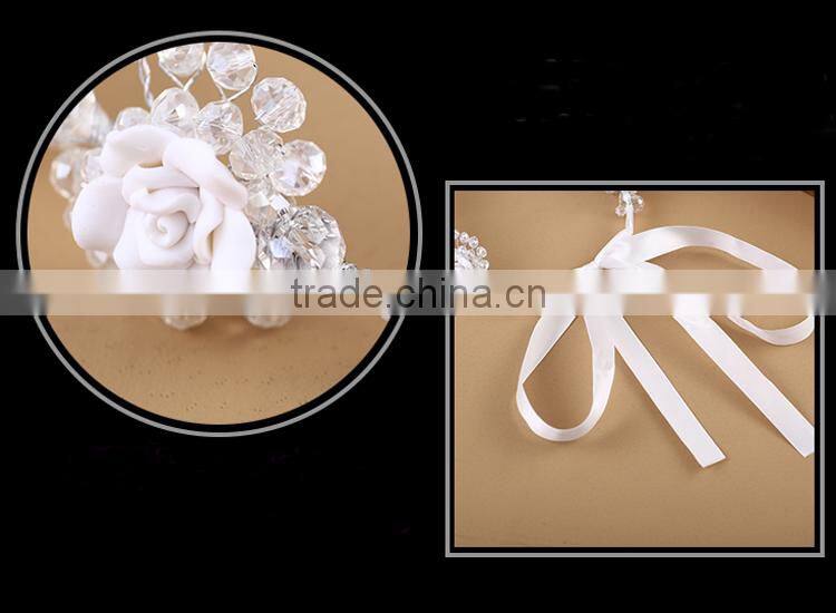 metal rhinestone flower garland headband, flower adult headbands