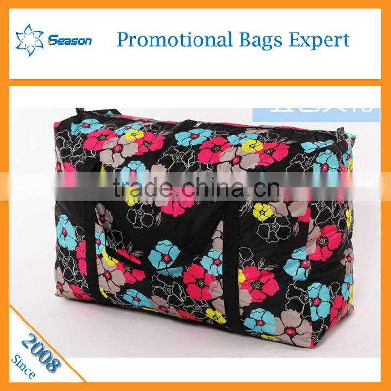 Wholesale china custom printed polyester quilt packaging bag