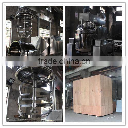 5L-5000L vacuum cream mixing machine with upper homogenizer